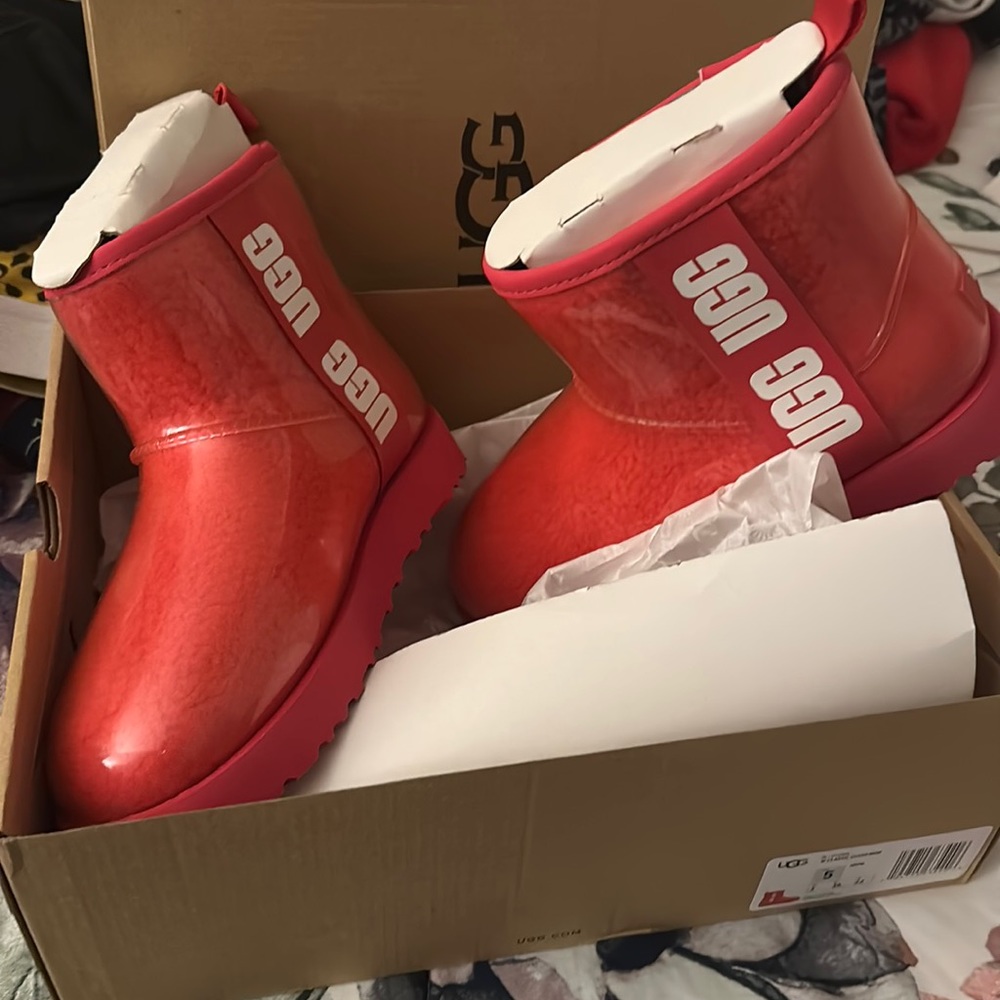 Ugg bootties classic clear mini Pink